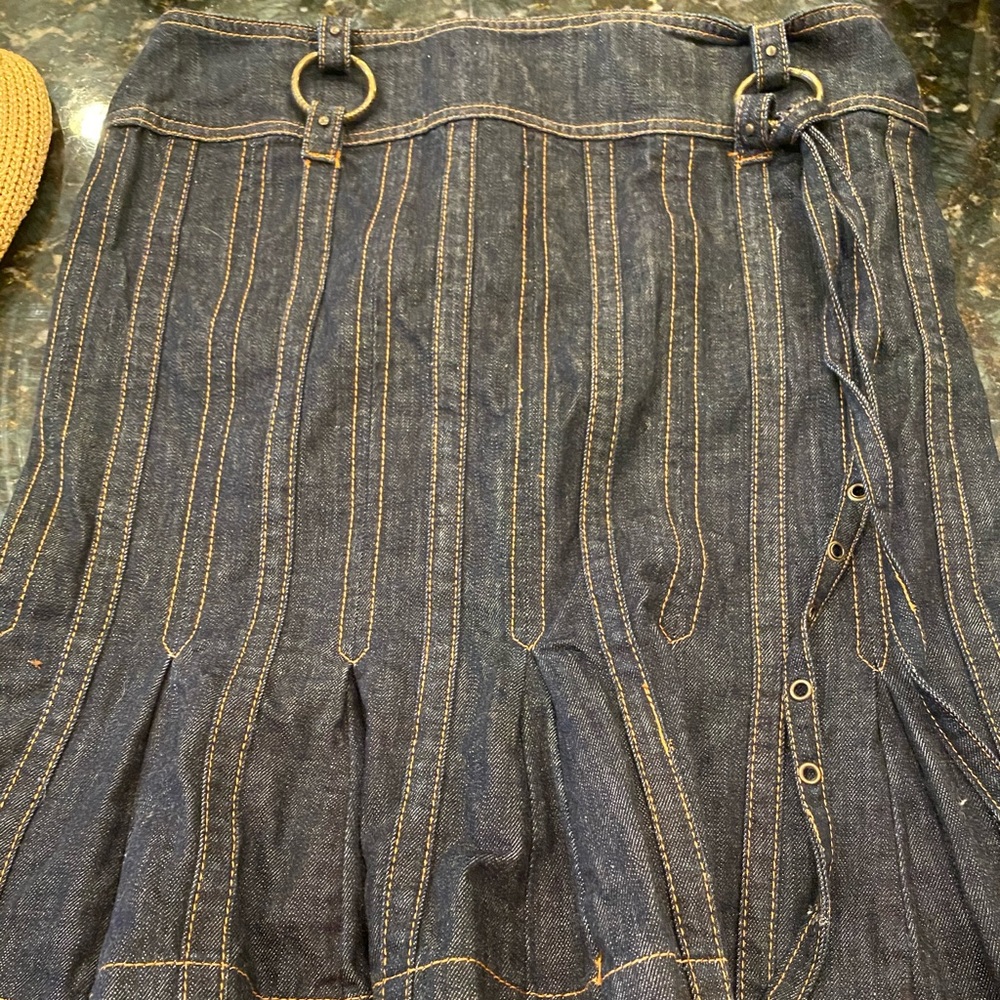 Just Cavalli Jean Pencil Skirt